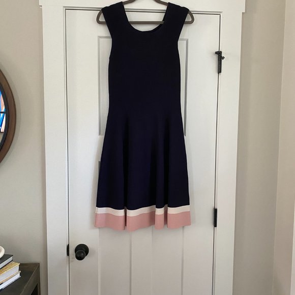 Eliza J Fit & Flare Knit Dress (Size 6) - Picture 5 of 8
